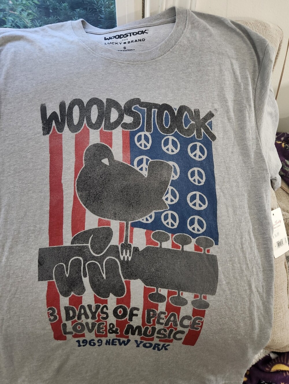 Lucky Brand Woodstock Festival Tee sz. S